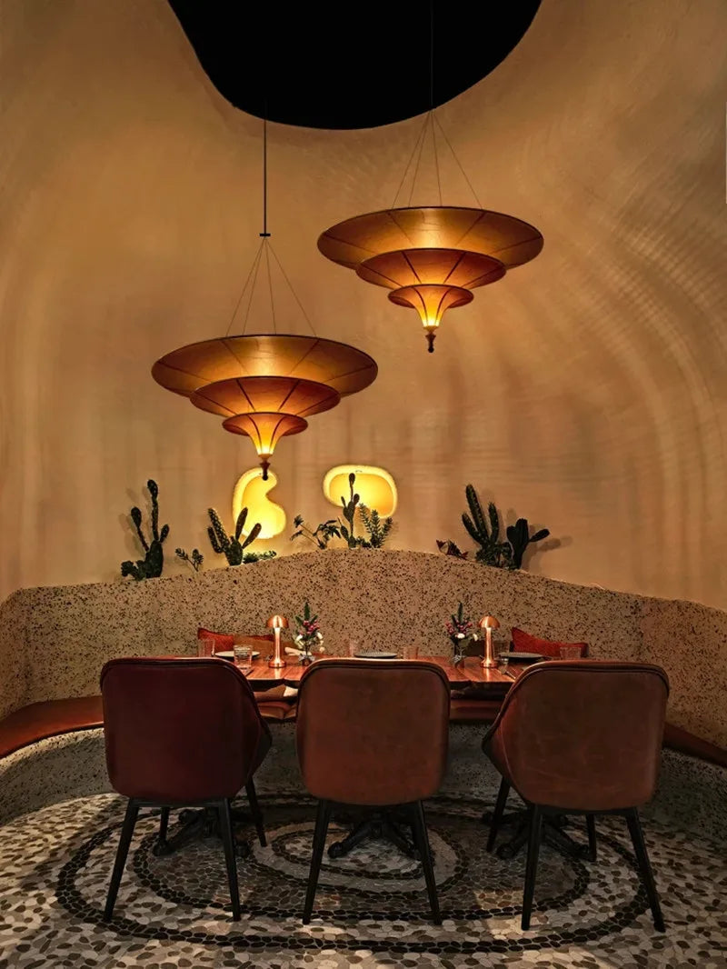suspension wabi-sabi pour décoration sud-est asiatique - vue 5 sur 7