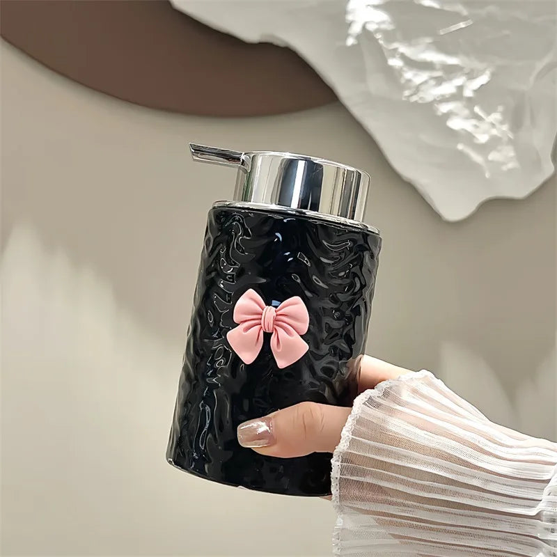 distributeur de savon en céramique européenne pour salle de bain - vue 8 sur 8