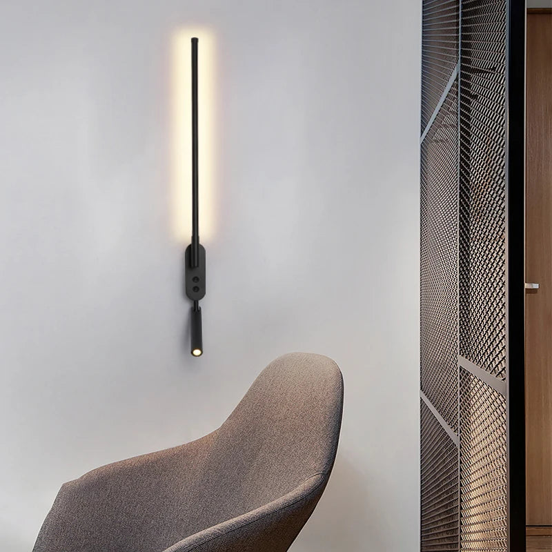 Minimalistische LED-Wandleuchte mit verstellbarem Winkel 3.000 K - vue 4 sur 18