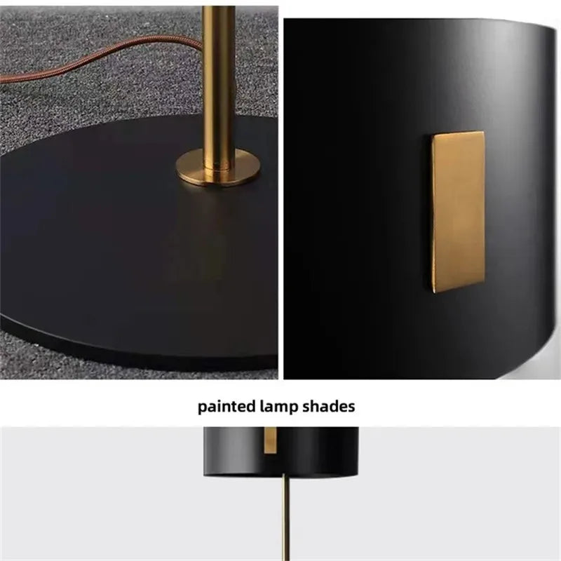 Minimalistischer Stehleuchte für Leseecke und Wohnraumdekoration - vue 5 sur 7