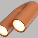 lustre art déco u tube en métal avec cordon réglable
