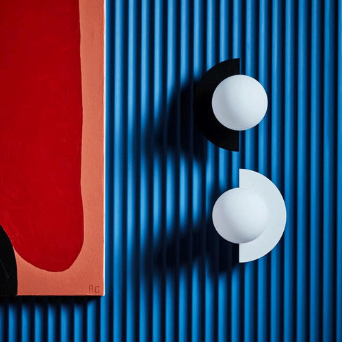Applique murale LED demi-cercle nordic Macaron - vue 5 sur 10