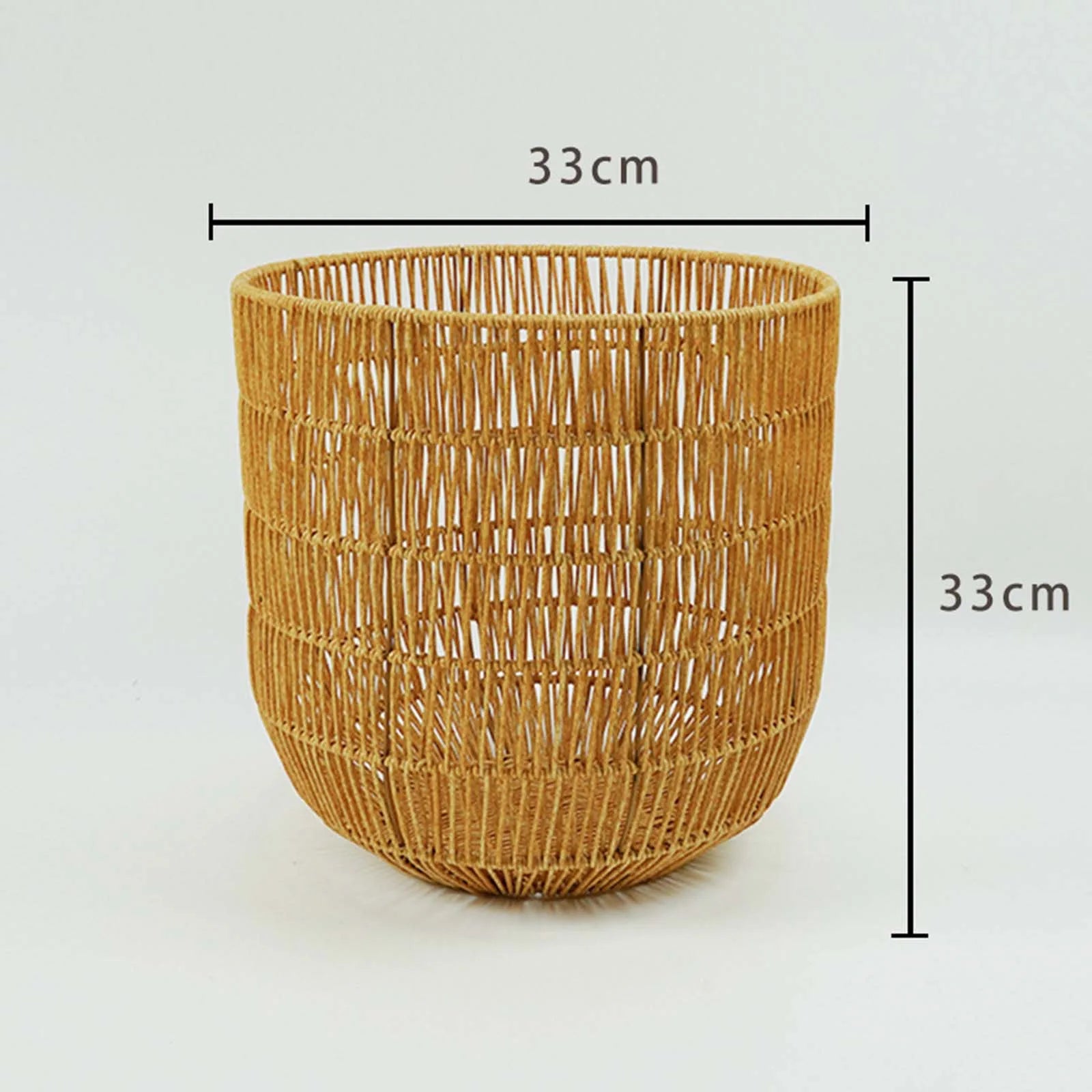 panier tissé imitation rotin pour jouets et linge - vue 10 sur 10