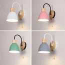 Moderne nordische Wandleuchte Macaron mit LED-Schalter für die Wohnungsdekoration
