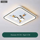 LED-Deckenleuchte im floralen Design für moderne Deckengestaltung