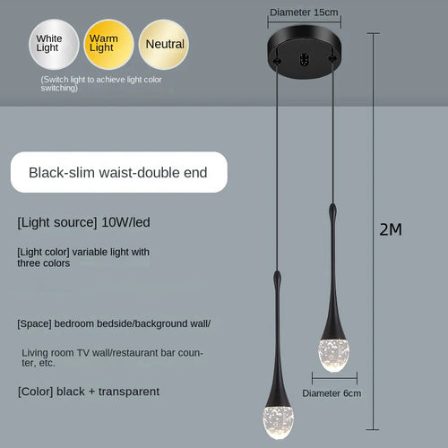 Suspension en cristal au design moderne - vue 17 sur 18