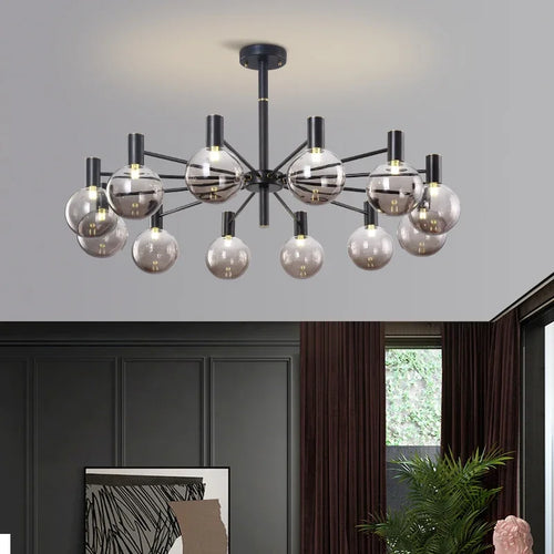 Moderne Vintage LED-Pendelleuchte für Küche und Wohnzimmer - vue 3 sur 18