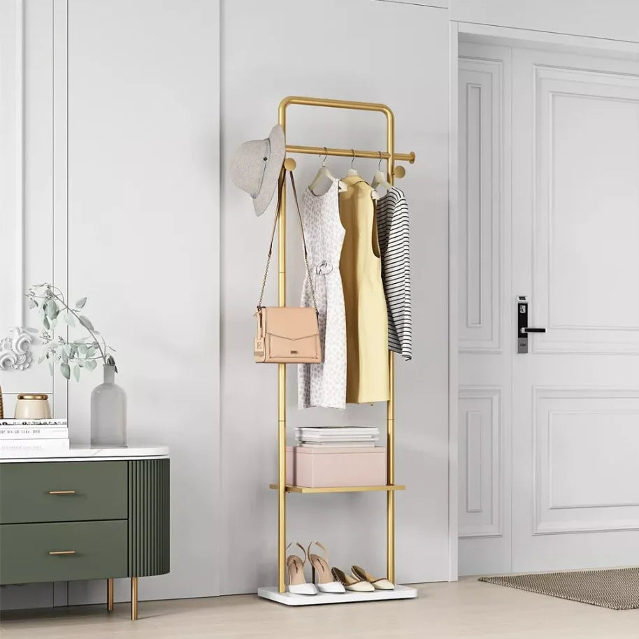 porte-manteau dangle en métal avec base marbre élégant et résistant - vue 4 sur 7