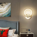 LED-Wandleuchte Kristall Schmetterling Oberfläche Gold