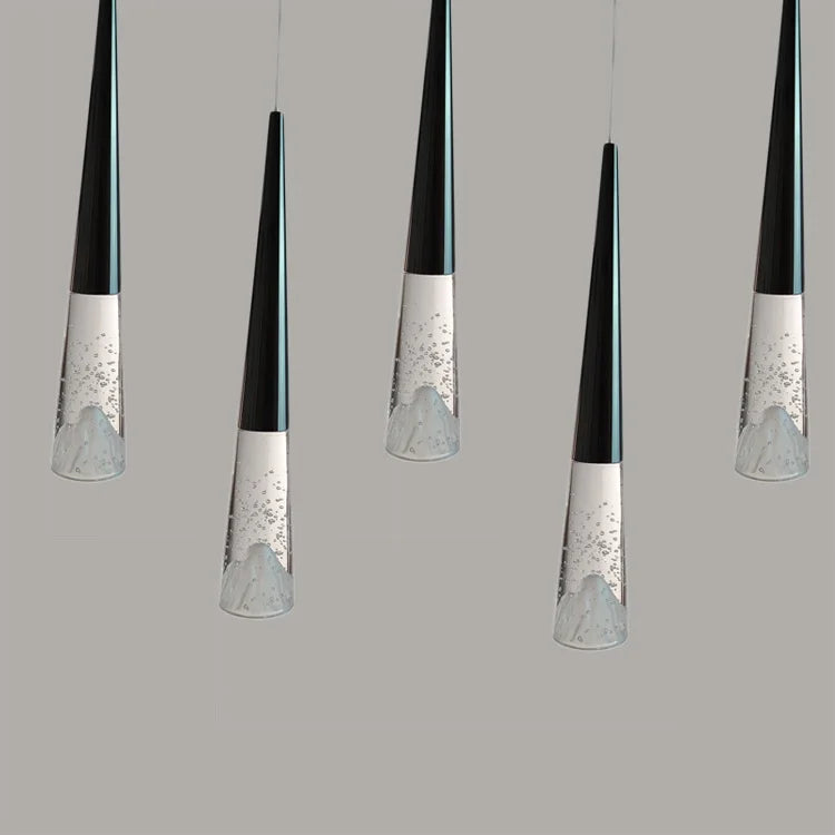 suspension moderne en cristal pour éclairage intérieur élégant - vue 7 sur 16