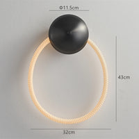 Minimalistische flexible LED-Wandleuchte aus Silikon im Luxus-Design