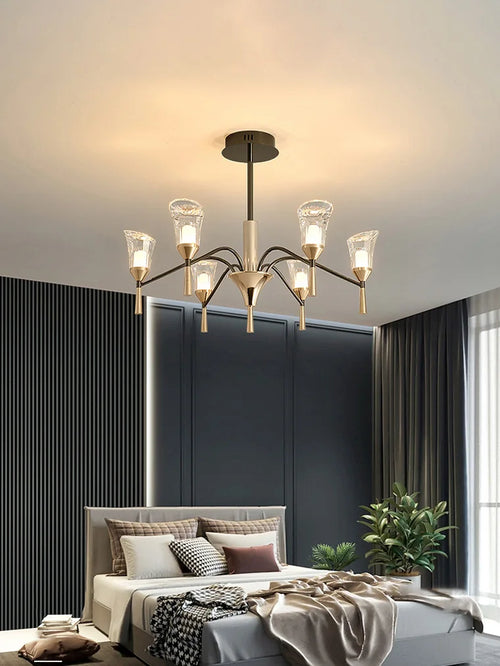lustre moderne suspendu pour un éclairage élégant intérieur - vue 5 sur 9