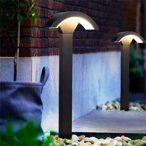 Moderne LED-Außenleuchte für Garten und Hof - vue 7 sur 47