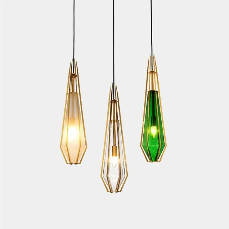 suspension art déco diamant pour éclairage intérieur et extérieur - vue 3 sur 15