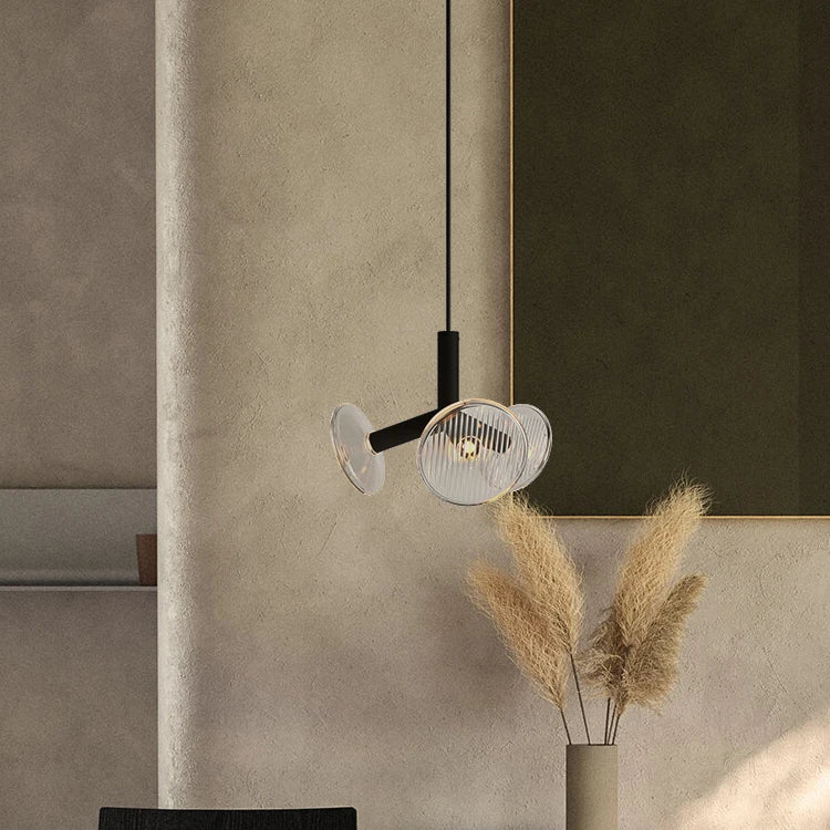 lustre créatif postmoderne en verre pour décoration intérieure - vue 10 sur 14