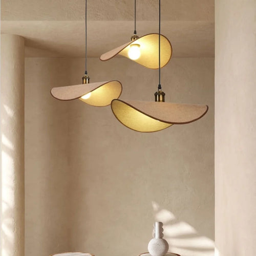LED-Pendelleuchte minimalistisch Wabi Sabi nordischer Stil - vue 2 sur 23