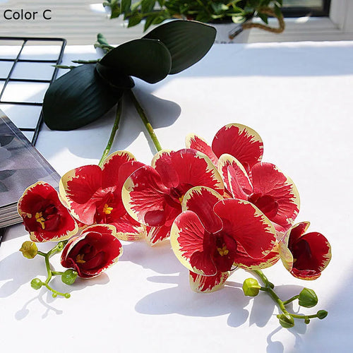fleurs artificielles orchidées décoratives pour mariage et jardin