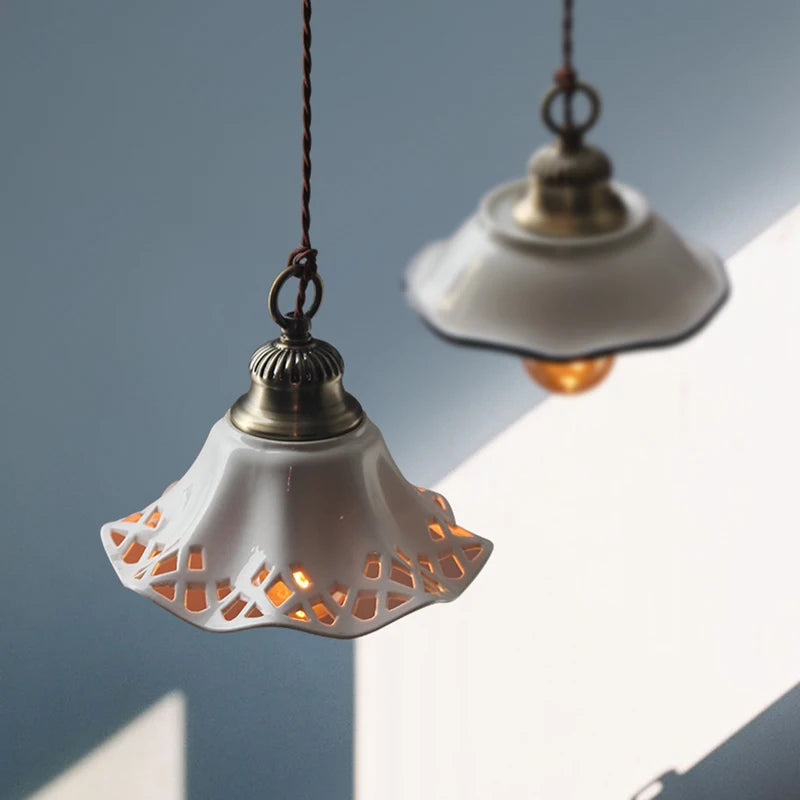Suspension led en céramique moderne simple - vue 4 sur 29