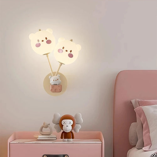 Wandleuchte für Kinderzimmer modern und warm mit niedlichem Design - vue 2 sur 14