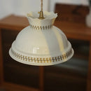 suspension moderne en céramique fleur led style nordique