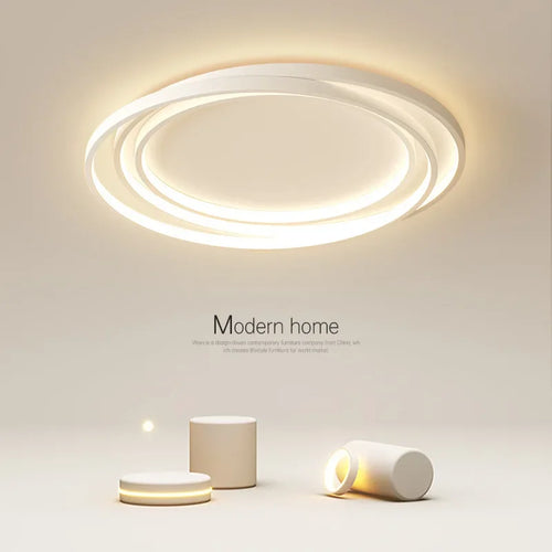 Ultraflacher moderner LED-Kronleuchter für die Innendekoration - vue 2 sur 22