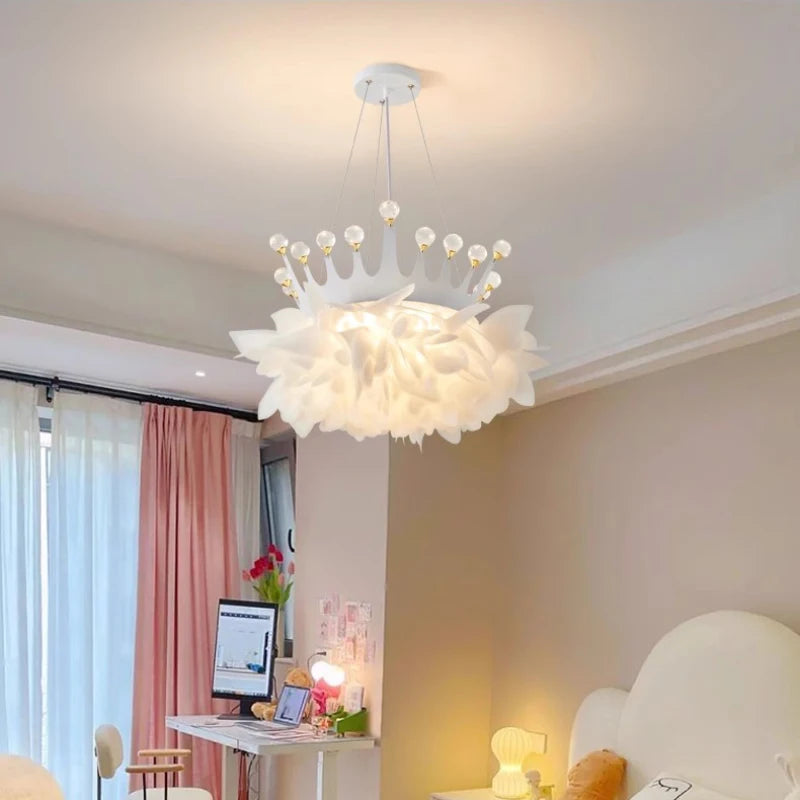 lustre romantique en cristal pour une décoration moderne - vue 3 sur 17