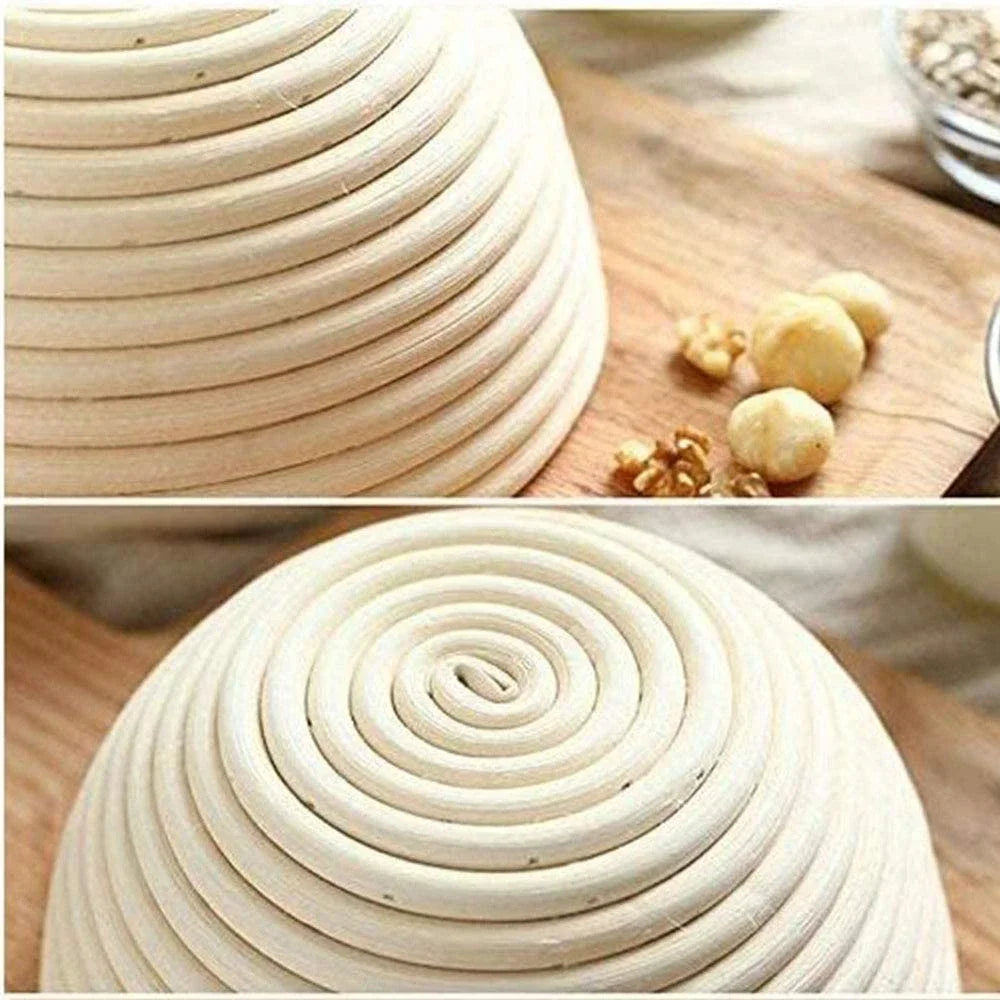 corbeille à pain en rotin panier de fermentation indonésien tissé - vue 11 sur 19