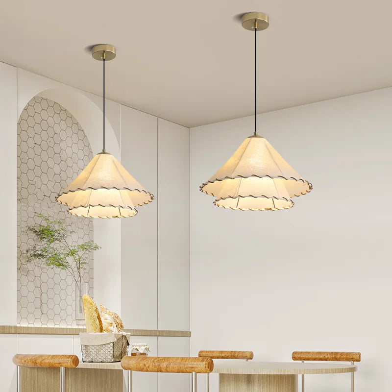 suspension en tissu nordique wabi sabi pour décoration intérieure créative - vue 6 sur 9