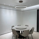 Nordische LED-Pendelleuchten mit rundem Ring, minimalistisch