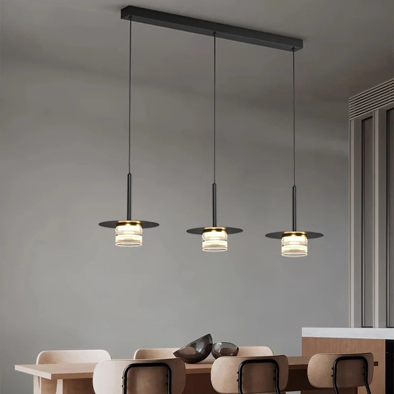 Suspension design en métal et verre - vue 6 sur 14