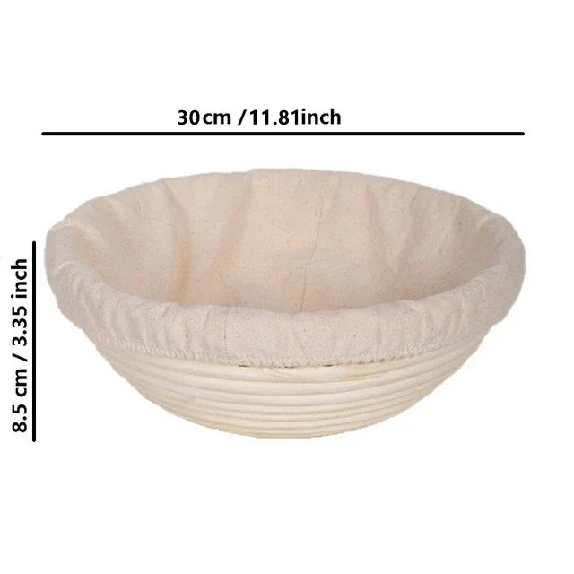 corbeille à pain en rotin panier de fermentation indonésien tissé - vue 15 sur 19