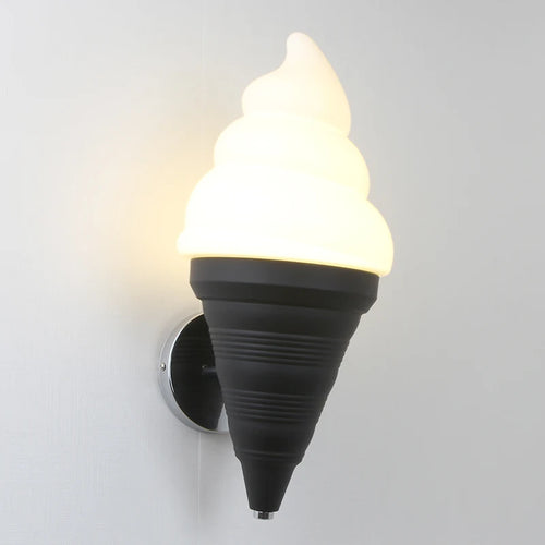 applique murale créative en forme de crème glacée moderne et lumineuse - vue 15 sur 16