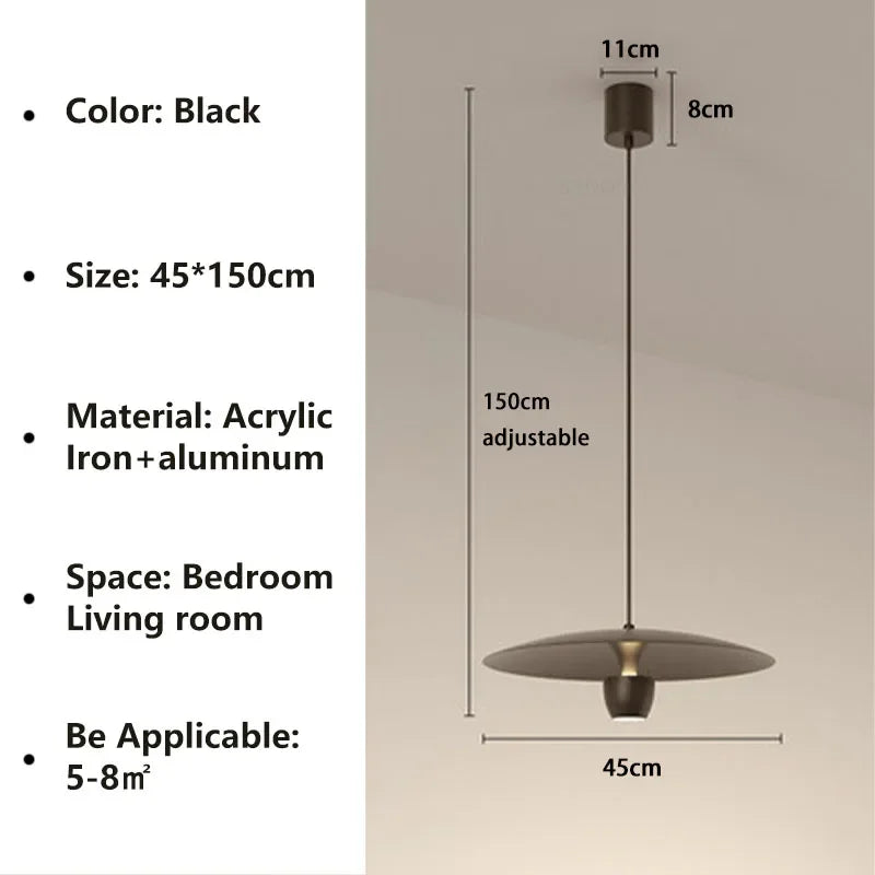 lustre led moderne pour café restaurant et décoration intérieure - vue 11 sur 12