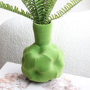 vase en résine flocage abstrait pour décoration artisanale