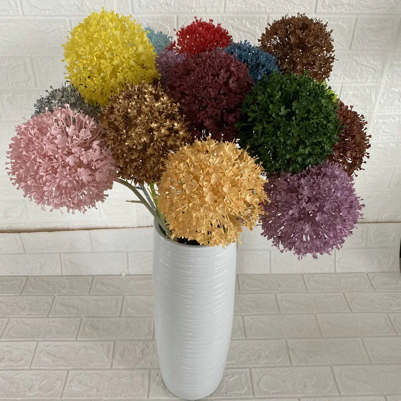 plante artificielle oignon vert décoration mariage et commerces - vue 5 sur 22