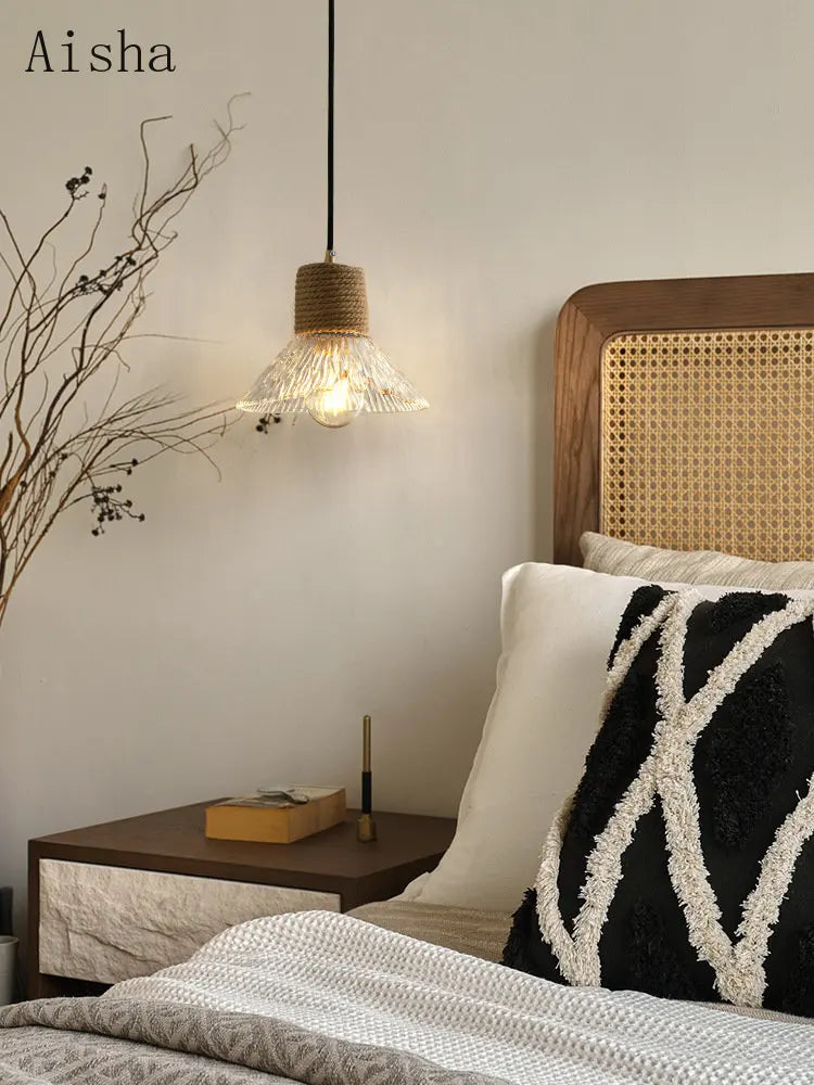 lustre nordique japonais trois têtes style bûche pour intérieur créatif - vue 5 sur 13