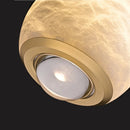 LED-Pendelleuchte aus spanischem Naturmarmor ideal für Bar und Restaurant