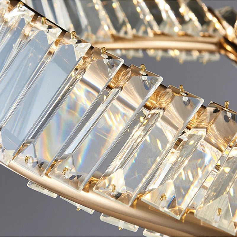Plafonnier de luxe nordique salon créatif salle à manger lustre de plafond en cristal chambre décoration de la maison suspension LED lumières - vue 7 sur 20