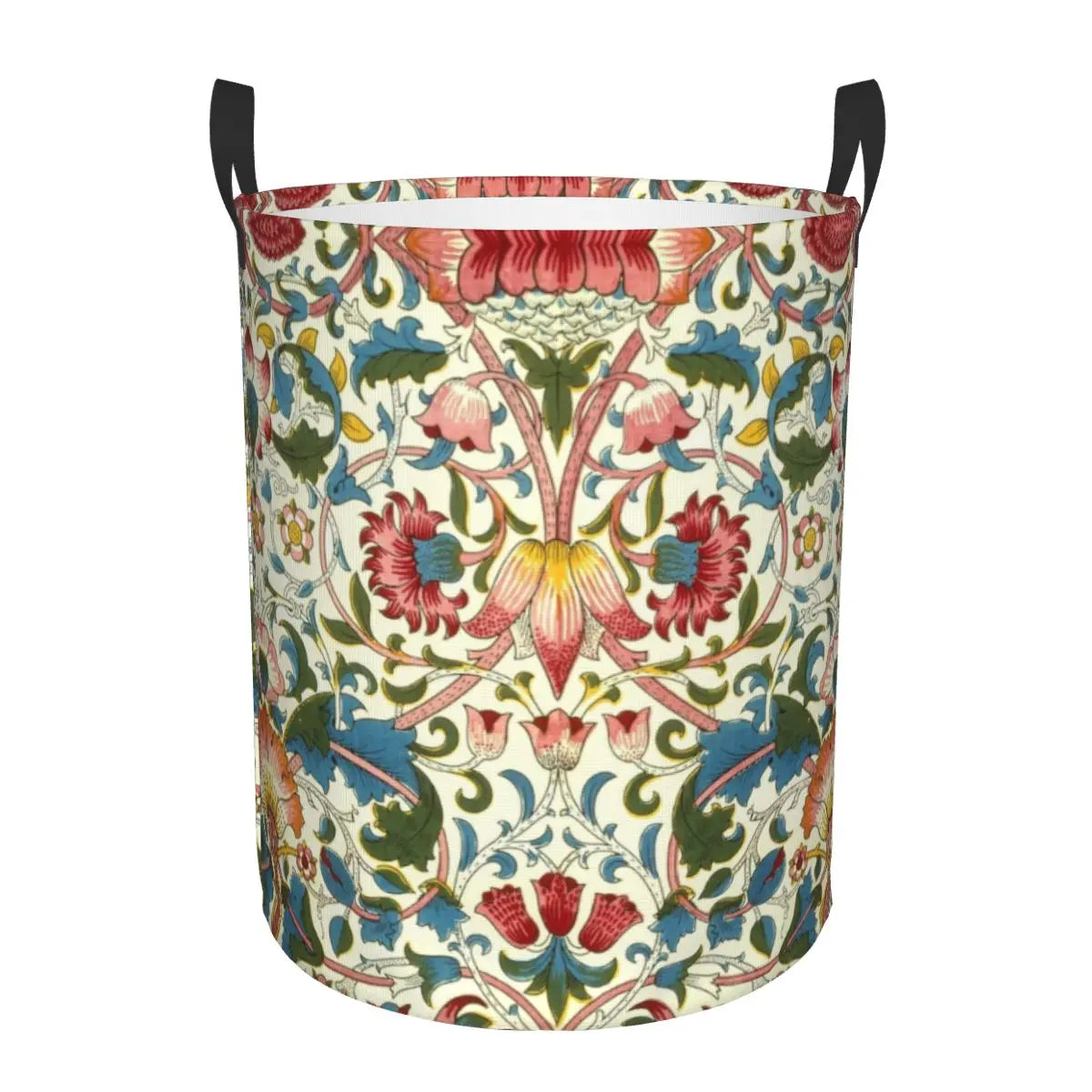 panier à linge pliable floral pour rangement jouets bébé - vue 17 sur 30