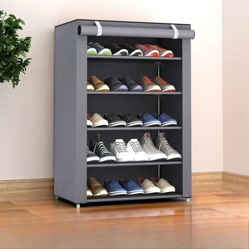étagère à chaussures multicouche économique et pratique anti-poussière - vue 7 sur 16