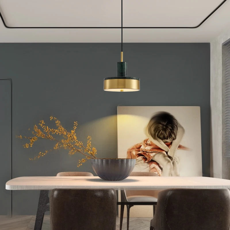 Suspension moderne en marbre design - vue 6 sur 10