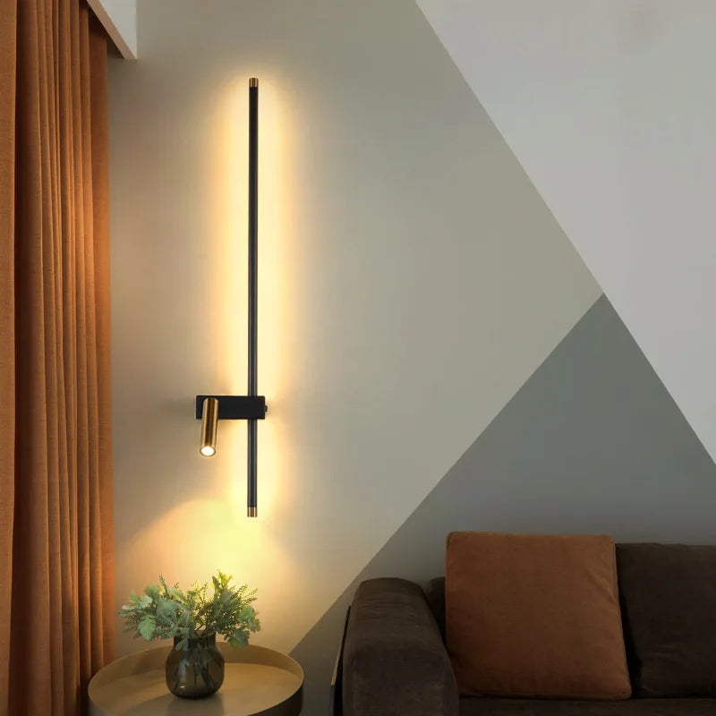Applique murale led nordique simple pour éclairage décoratif d'intérieur