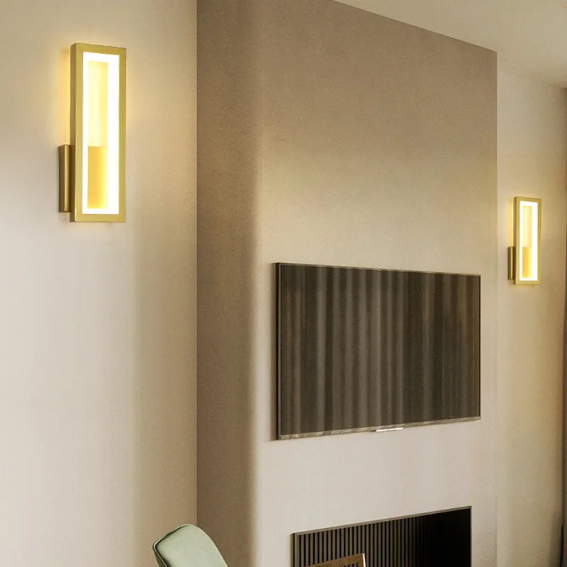 applique murale minimalistes modernes maison led applique noir blanc allée - vue 6 sur 11