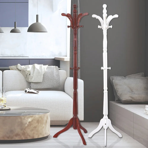 porte-vêtements en bois massif pour hôtel et maison rangement pratique