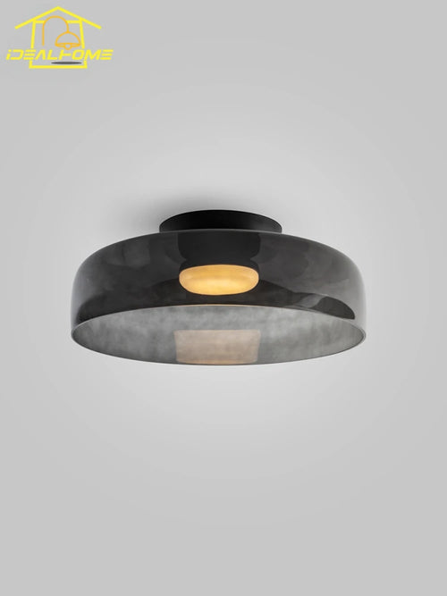 Design-Deckenleuchte aus Glas für moderne Wohnräume - vue 5 sur 21