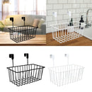 over the closet door, organizer, basket, grid, storage baskets with hooks, wire
