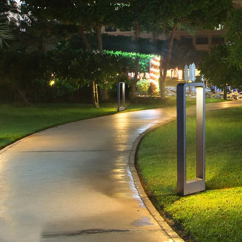 Moderne LED-Gartenleuchte aus Aluminium für Außenbereich und Landschaft - vue 4 sur 7