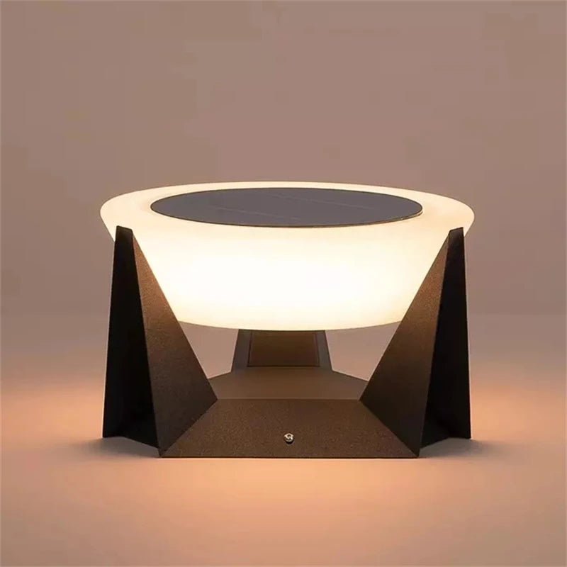 lampe solaire led extérieure étanche pour jardin patio clôture - vue 4 sur 12