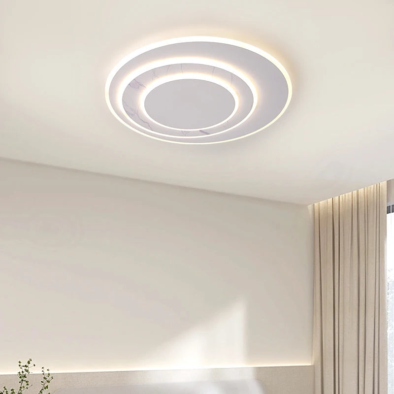 plafonnier led moderne design avec télécommande et intensité variable - vue 2 sur 12