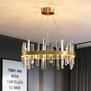 lustre en cristal à led design moderne pour intérieur